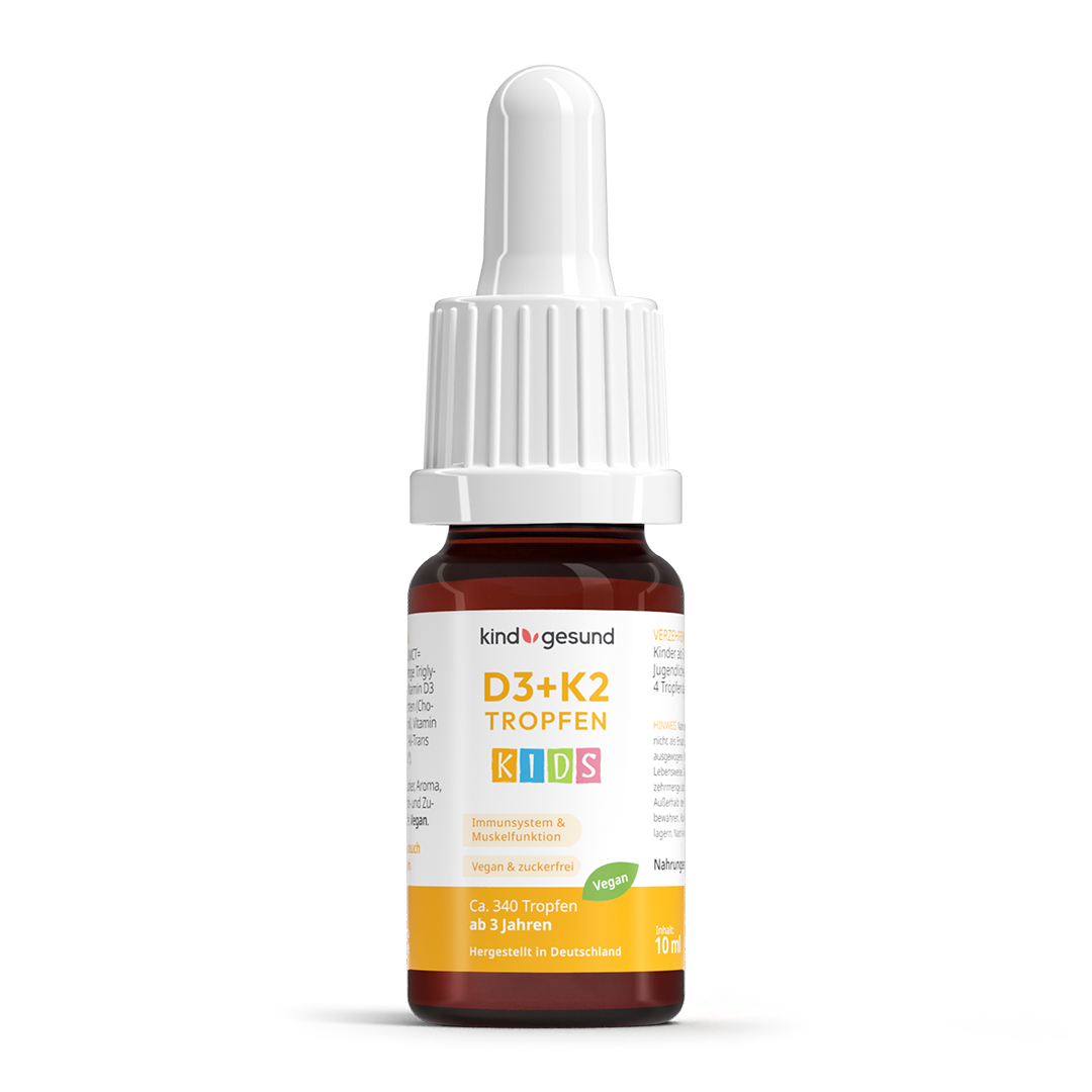 Vitamin D3+K2 Tropfen für Kinder - Cellavent Healthcare