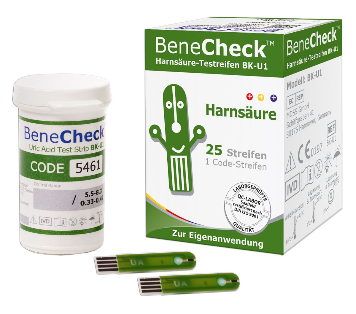 Measure & Refill Set: BeneCheck Test Strips