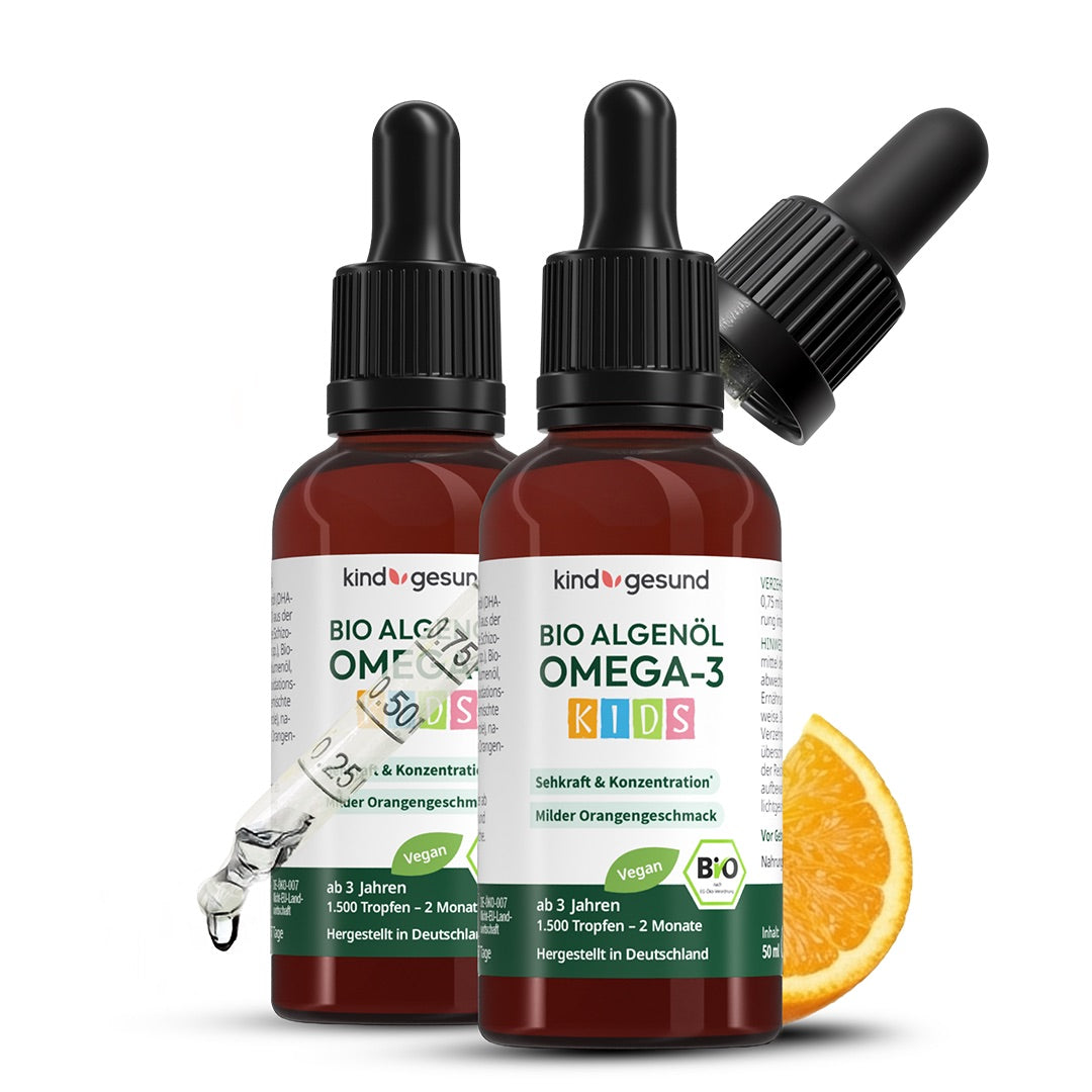 WHITE OMEGA Kids Omega-3 Algae Oil Capsules - kindgesund