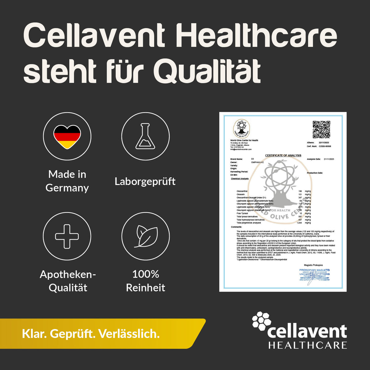 Ultra High Phenolic Olivenöl - O'Liv PLUS