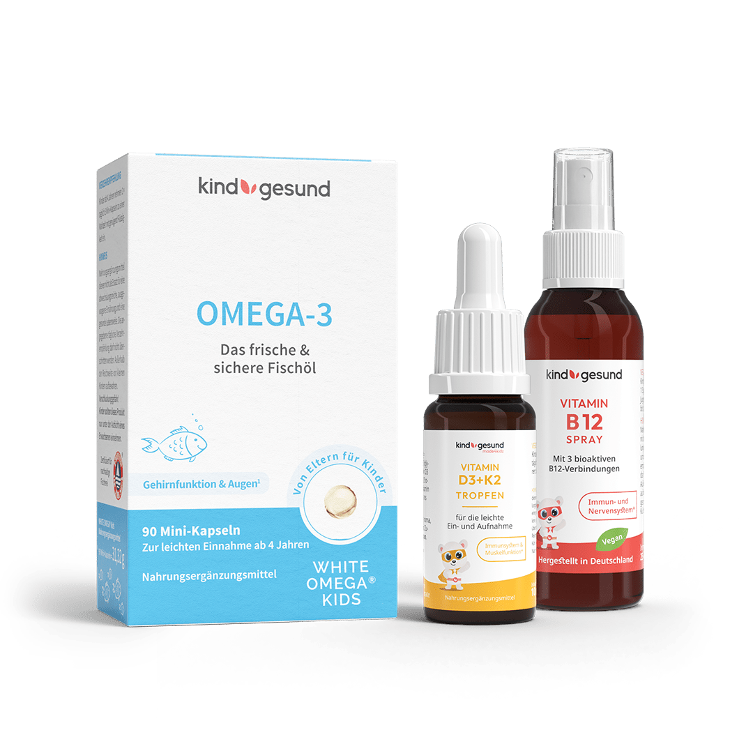 Konzentrations - Boost (inkl. Fischöl Omega - 3) - Cellavent Healthcare