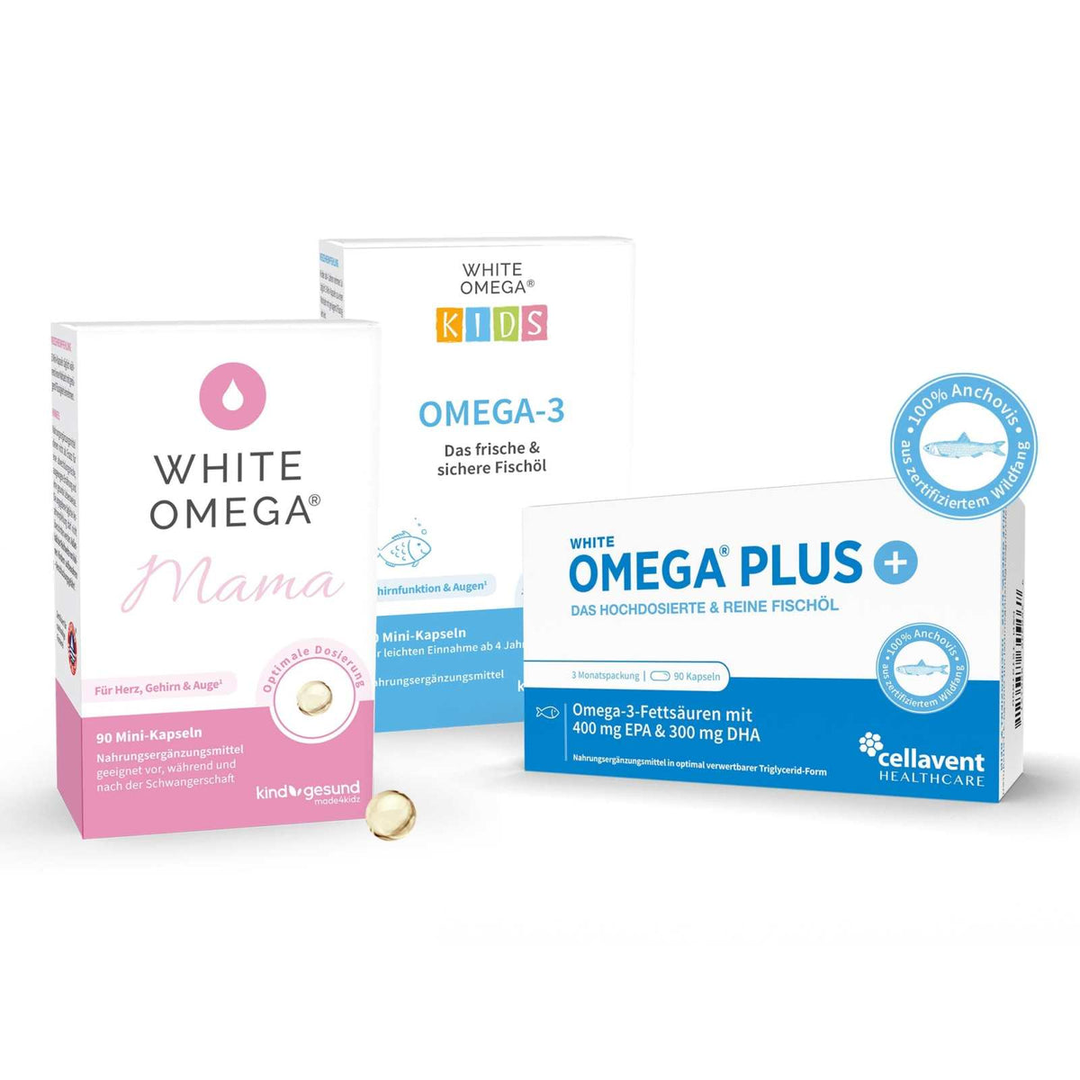 Mama Family Bundle - Omega 3 - Cellavent Healthcare