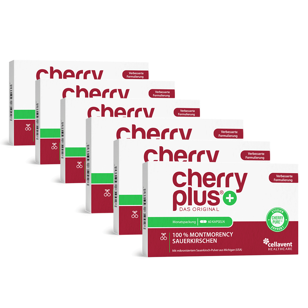 Montmorency Sauerkirsche Kapseln - Cherry PLUS - Cellavent Healthcare