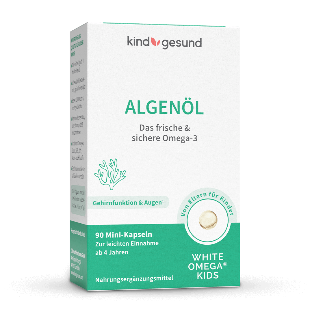 Omega - 3 Algenöl für Kinder, vegan - Cellavent Healthcare