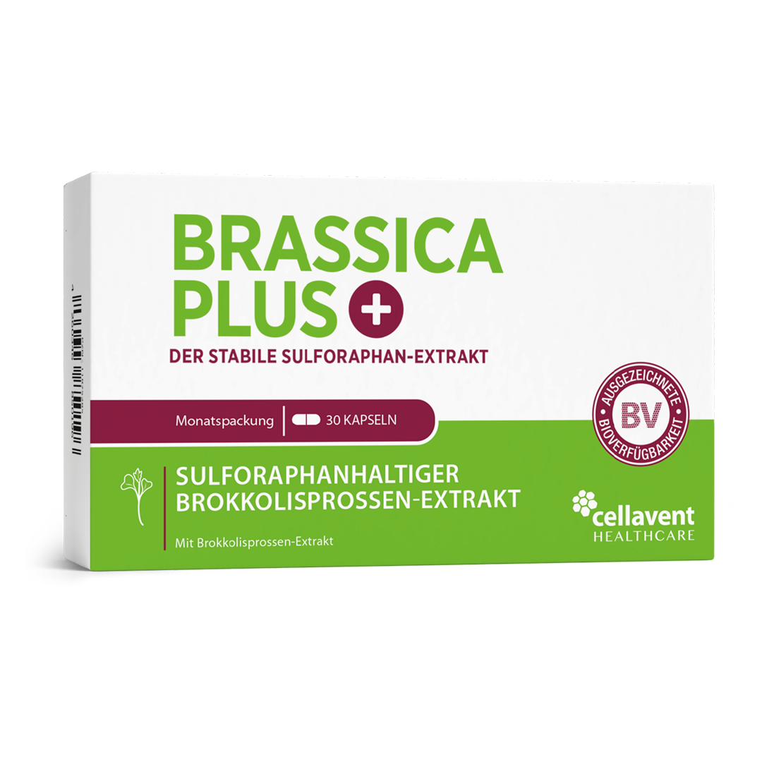 Sulforaphan Brokkoli Kapseln - Brassica PLUS - Cellavent Healthcare