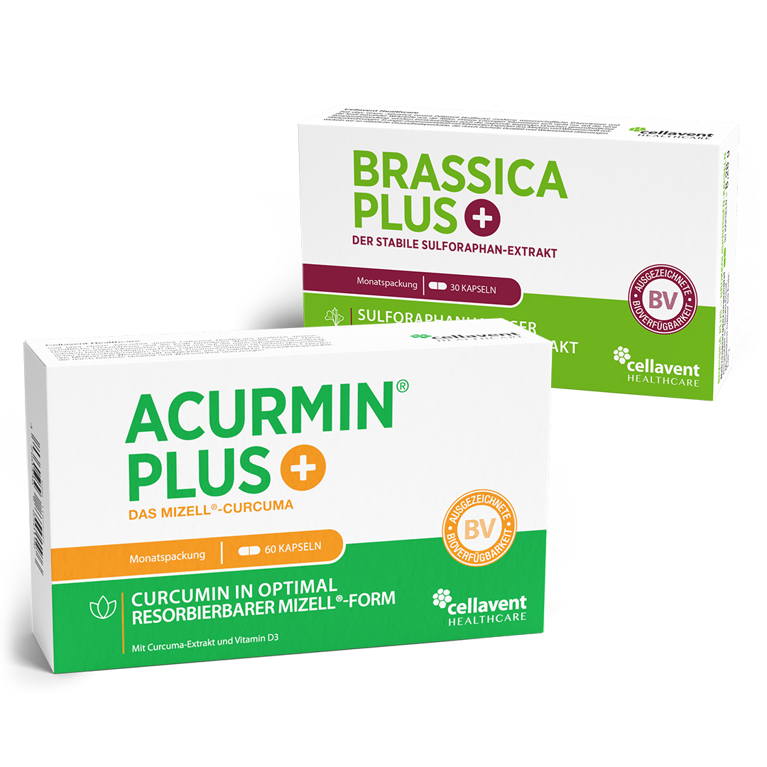 Kurkuma + Sulforaphan Kapseln · Acurmin & Brassica PLUS