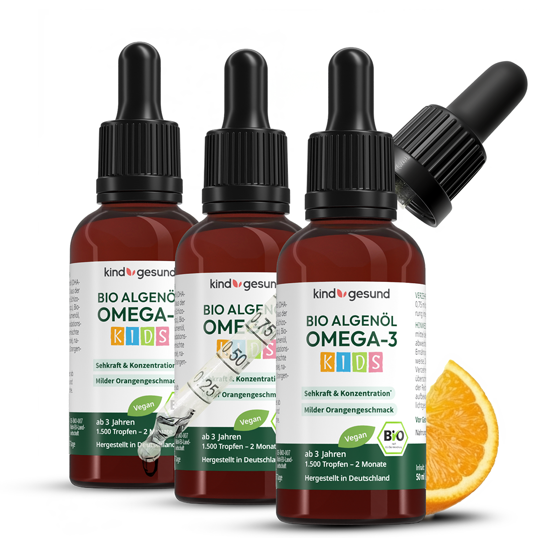 WHITE OMEGA Kids Omega-3 Algae Oil Capsules - kindgesund