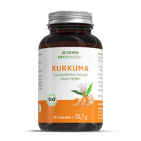 Bio Kurkuma Kapseln ohne Pfeffer – Acurmin Phytholistic - Cellavent Healthcare