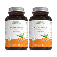 Bio Kurkuma Kapseln ohne Pfeffer – Acurmin Phytholistic - Cellavent Healthcare