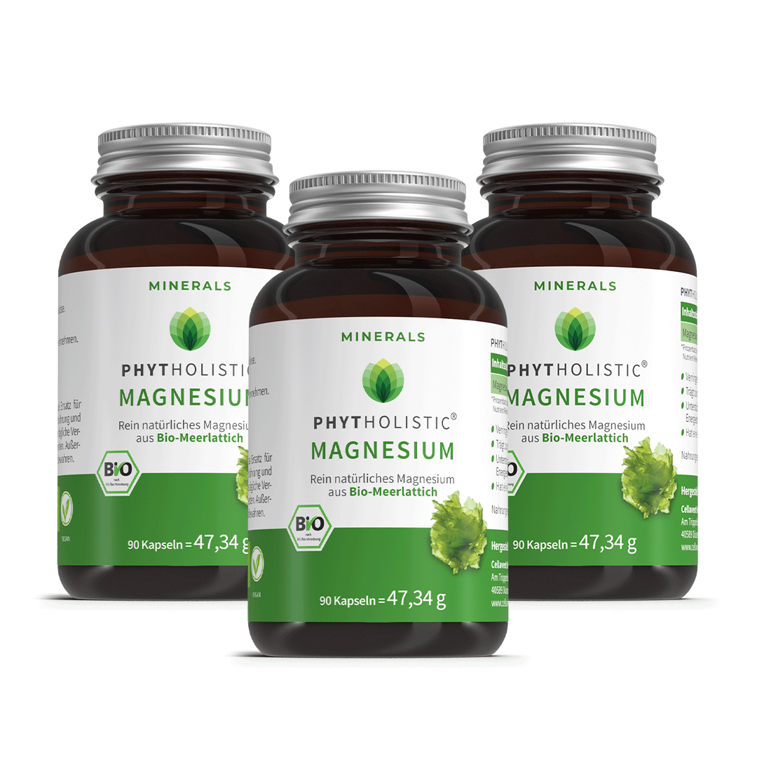 Bio Magnesium Tabletten - Phytholistic Magnesium - Cellavent Healthcare