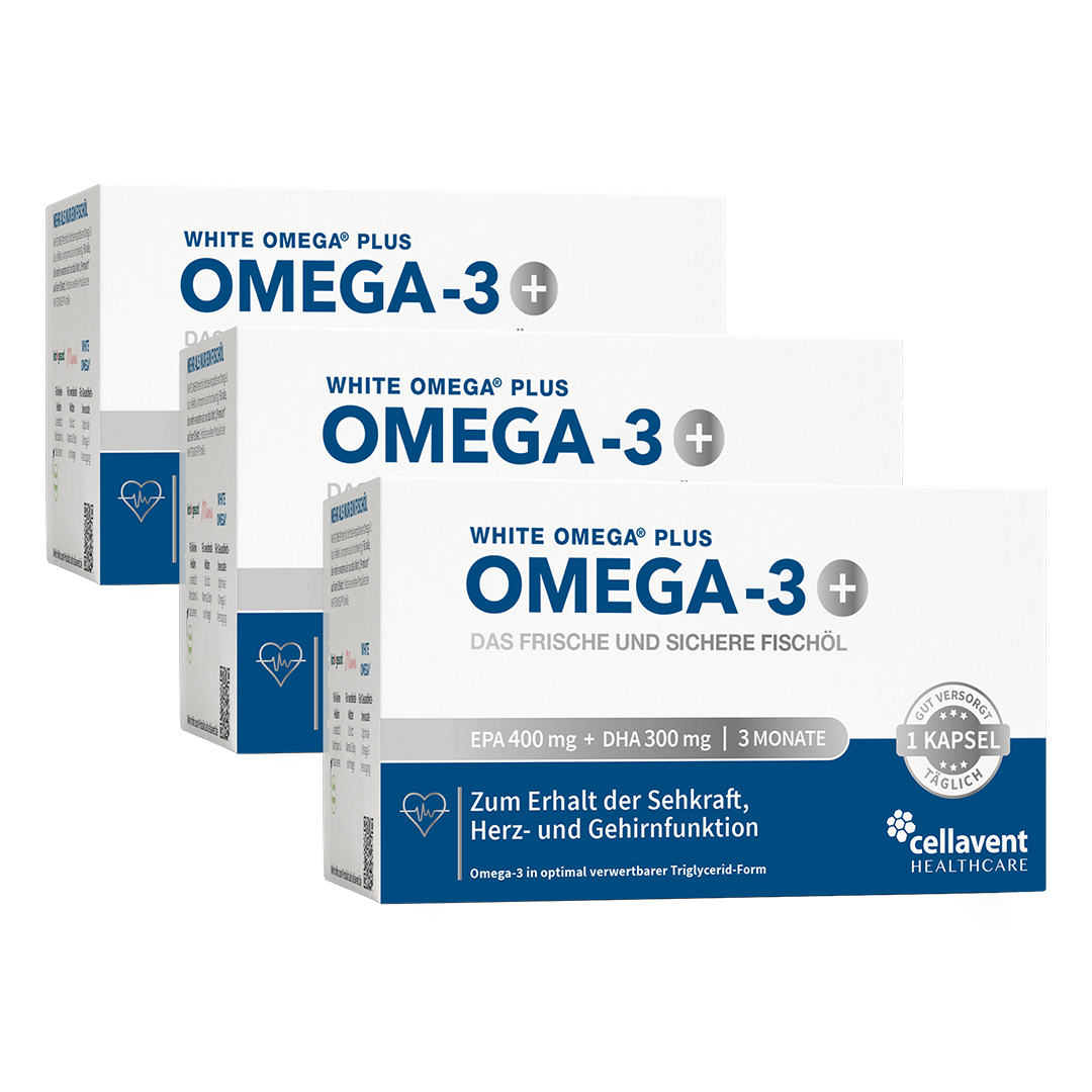 Omega-3 Kapseln mit 800 mg – WHITE OMEGA PLUS
