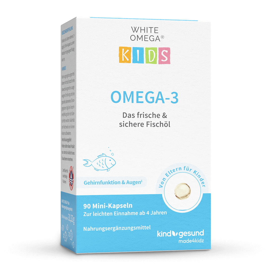 Omega-3 + Vitamin D3K2 + B12 für Kinder · Konzentrations-Set