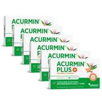 Original Acurmin PLUS Mizell Kurkuma Kapseln – Hochdosiertes Curcumin mit 184 - facher Bioverfügbarkeit - Cellavent Healthcare