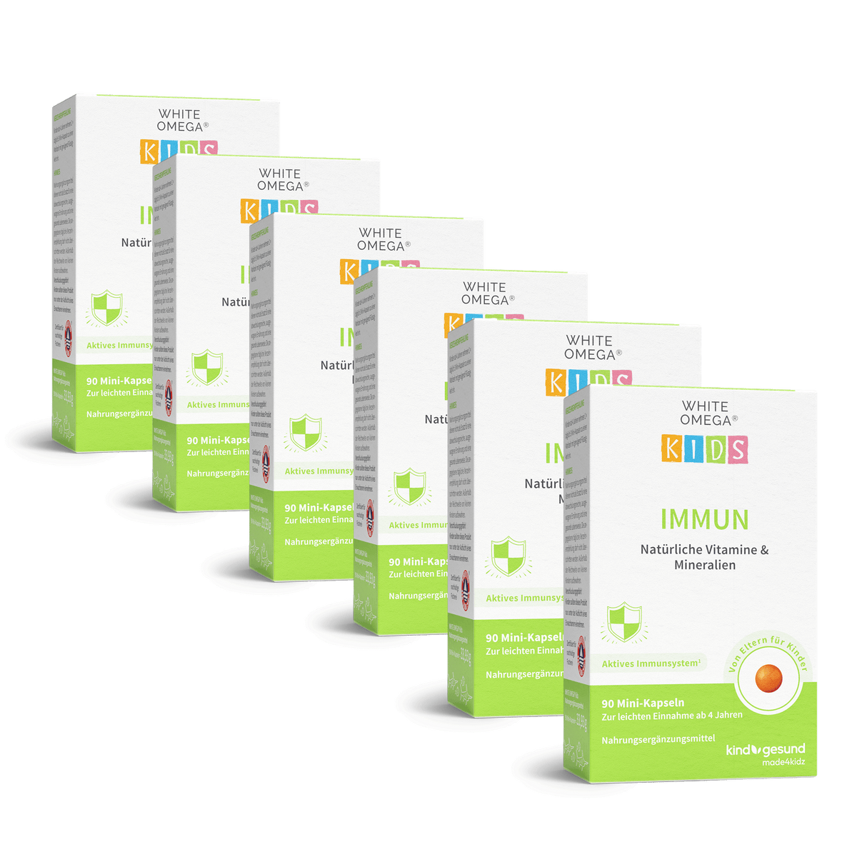 Vitamine für Kinder Immunsystem - WHITE OMEGA® Kids Immun - Cellavent Healthcare