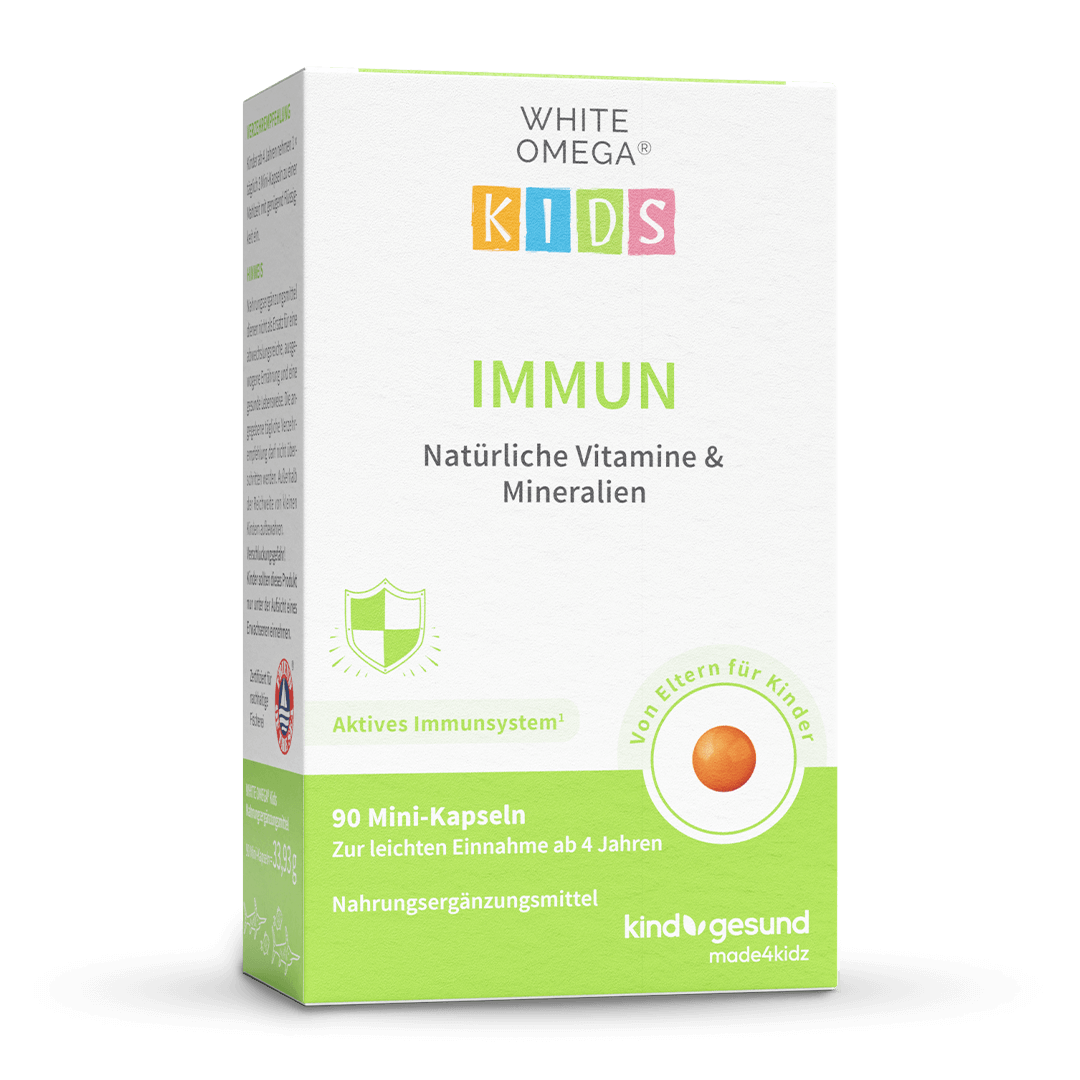 Vitamine für Kinder Immunsystem - WHITE OMEGA® Kids Immun - Cellavent Healthcare