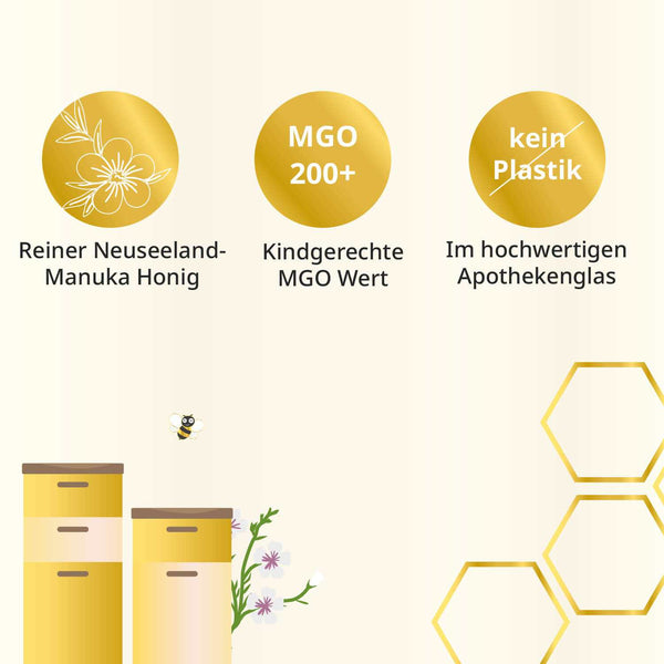 Manuka Honig für Kinder 200 MGO